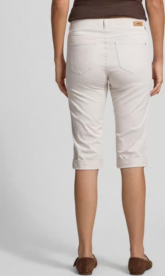 Angels Slim fit capribroek in 5-pocketmodel model 'Turn up'