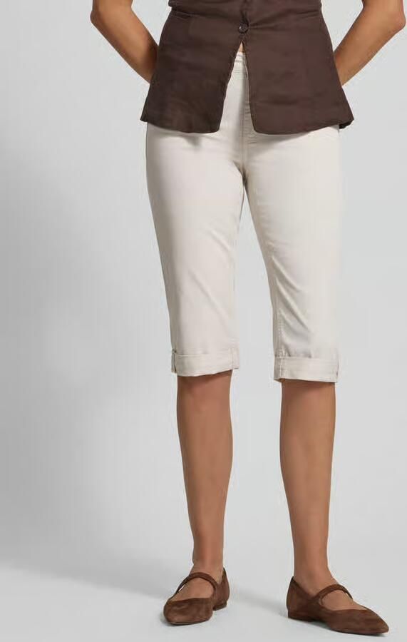 Angels Slim fit capribroek in 5-pocketmodel model 'Turn up' - Foto 3