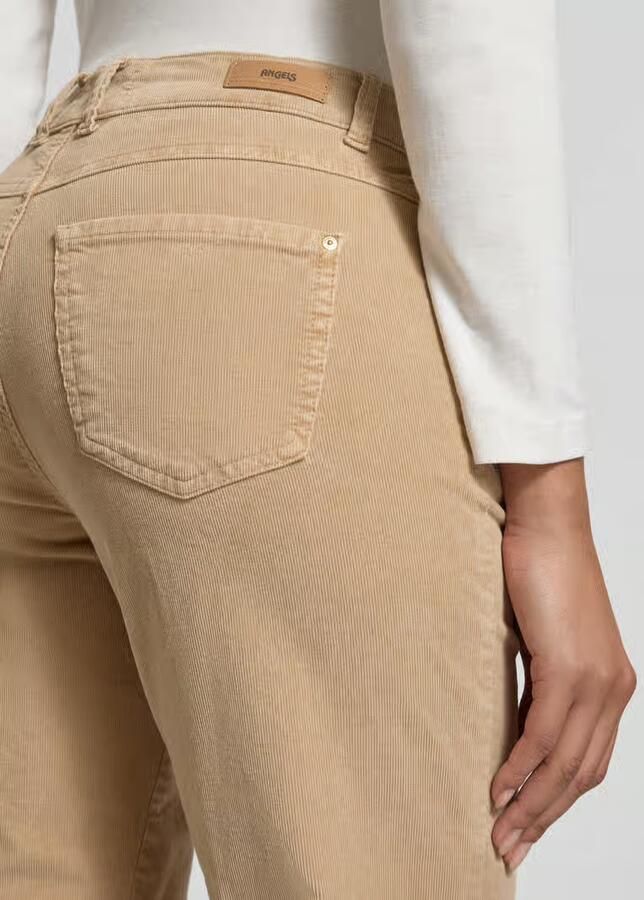 Angels Corduroy broek met 5-pocketmodel model 'Lara'
