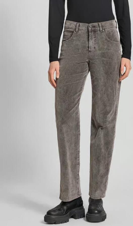 Angels Corduroy broek met 5-pocketmodel model 'Lara' - Foto 2