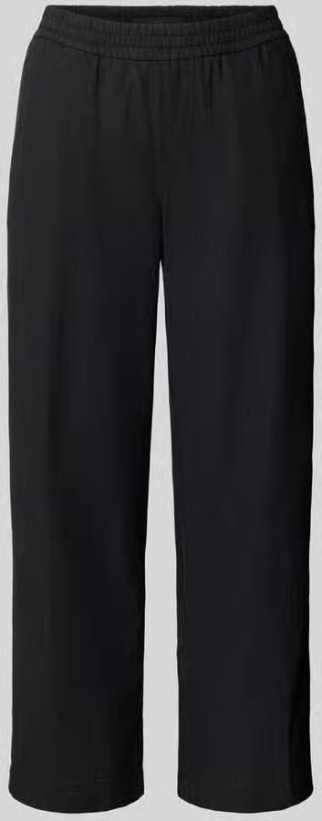 Angels Straight leg stoffen broek met elastische band model 'Linn' - Foto 2