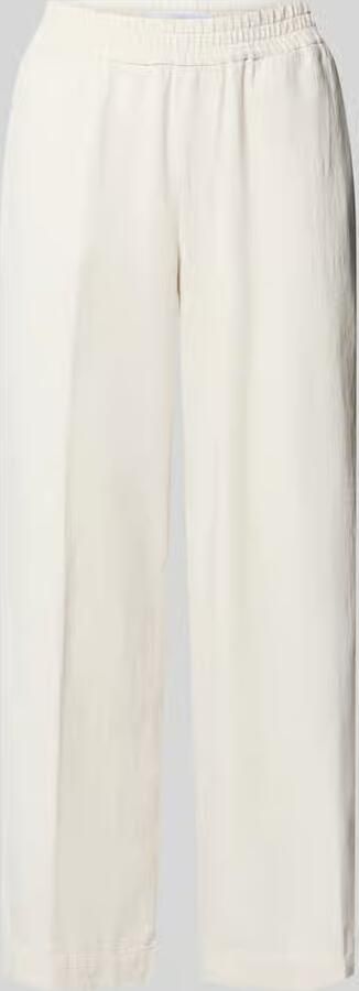 Angels Straight leg stoffen broek met elastische band model 'Linn' - Foto 2