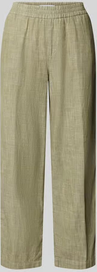 Angels Straight leg stoffen broek met elastische band model 'Linn' - Foto 2