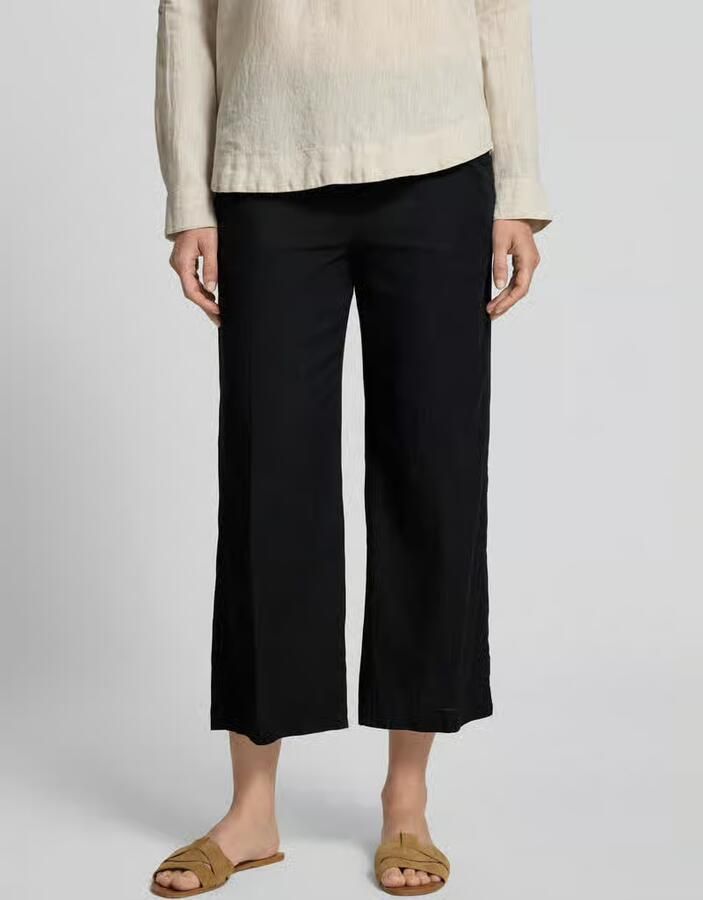 Angels Straight leg stoffen broek met elastische band model 'Linn' - Foto 2