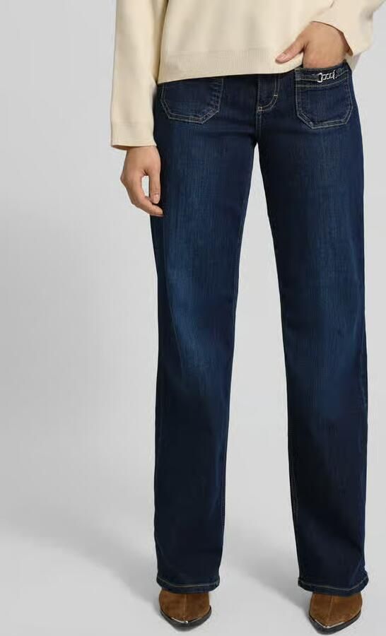 ANGELS Flared jeans met opgestikte zakken model 'LIZ SMART BUCKLE'