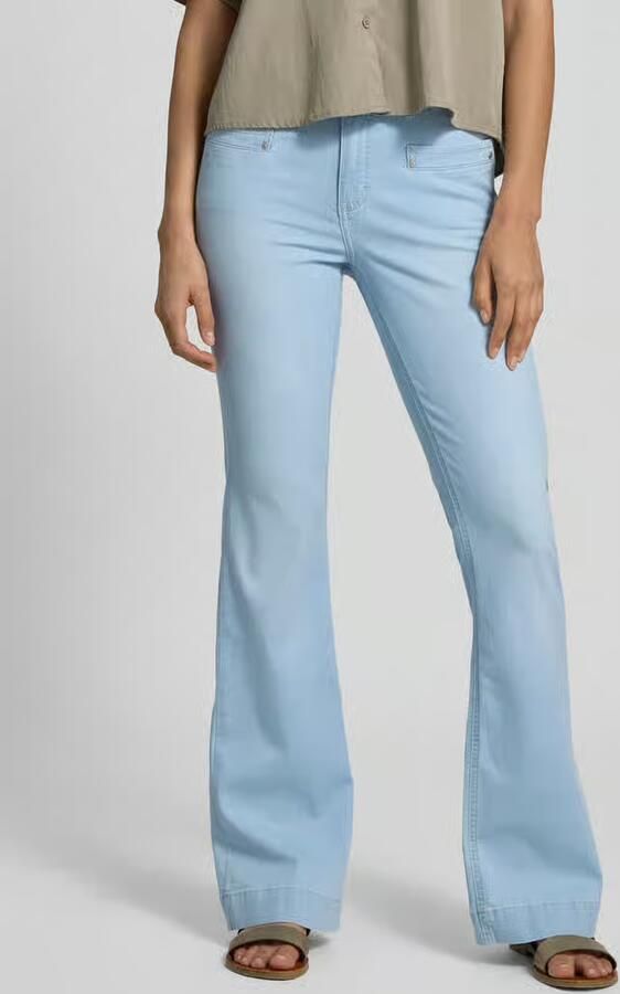 ANGELS Flared jeans met strookzakken model 'Leni' - Foto 2