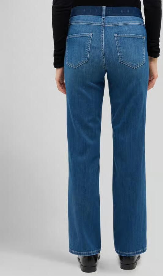 ANGELS High waist straight fit jeans met logo in band - Foto 3