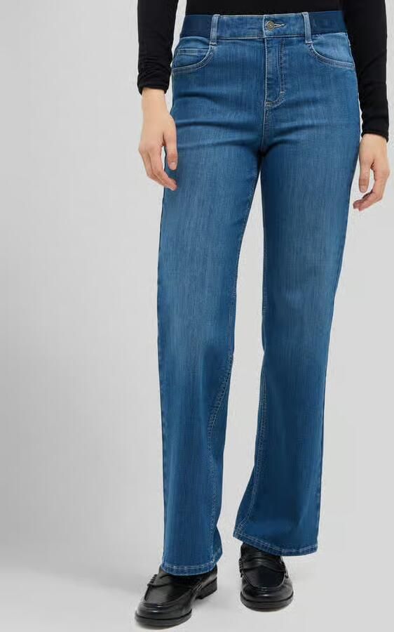 ANGELS High waist straight fit jeans met logo in band - Foto 2