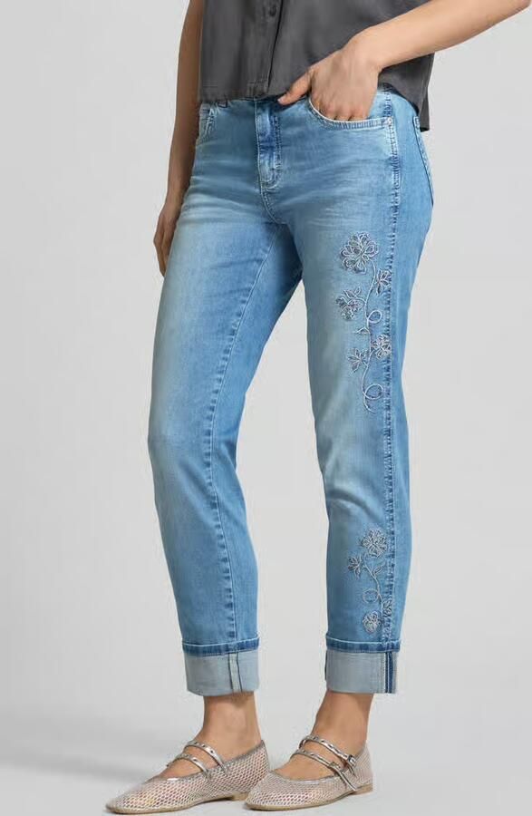ANGELS Jeans in verkort model met stiksels model 'CIRA BOHO' - Foto 3