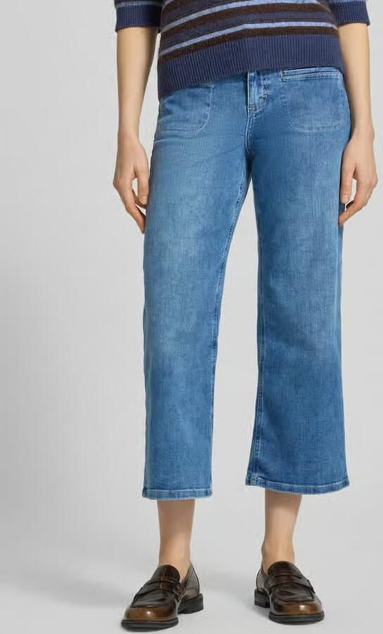 Angels Straight leg jeans met strookzakken model 'Linn' - Foto 2