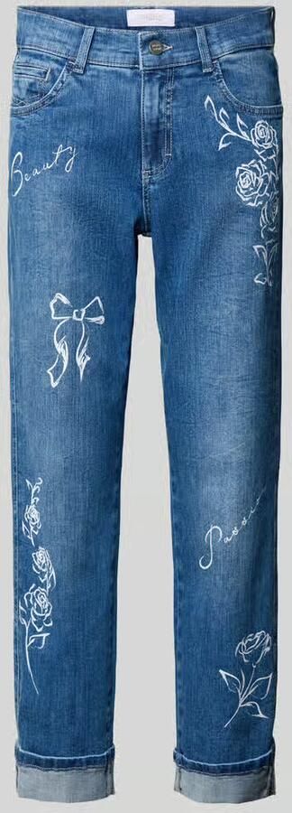 ANGELS Jeans met omslag en motiefprint model 'Darlene Beauty' - Foto 3