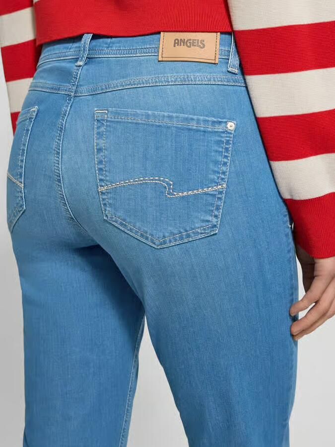 Angels Korte slim fit jeans met stretch model 'Ornella'