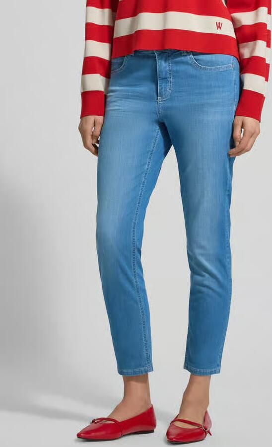 Angels Korte slim fit jeans met stretch model 'Ornella' - Foto 5
