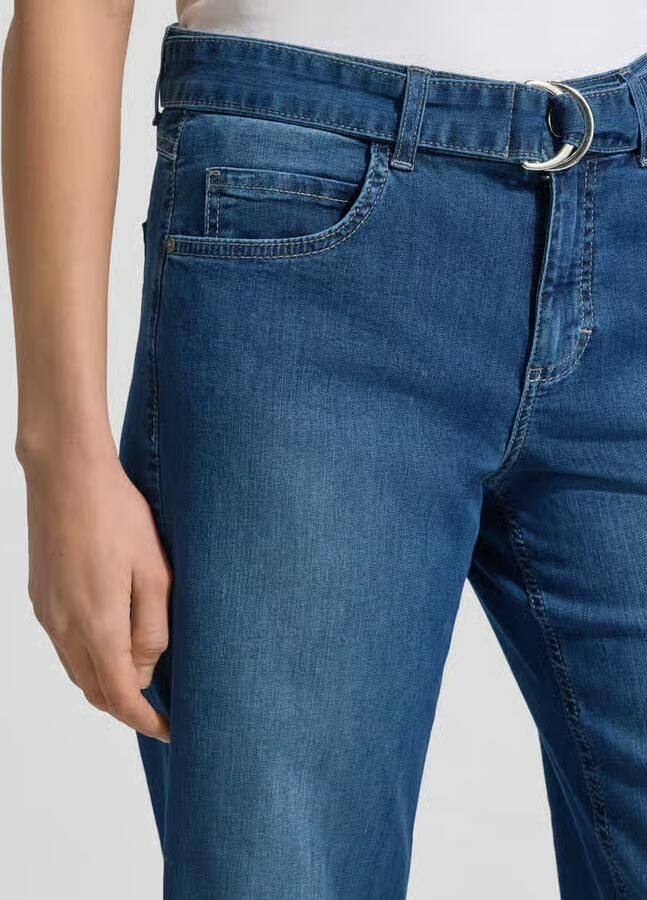 ANGELS Jeans met wijde pijpen en riem model 'Linn City'