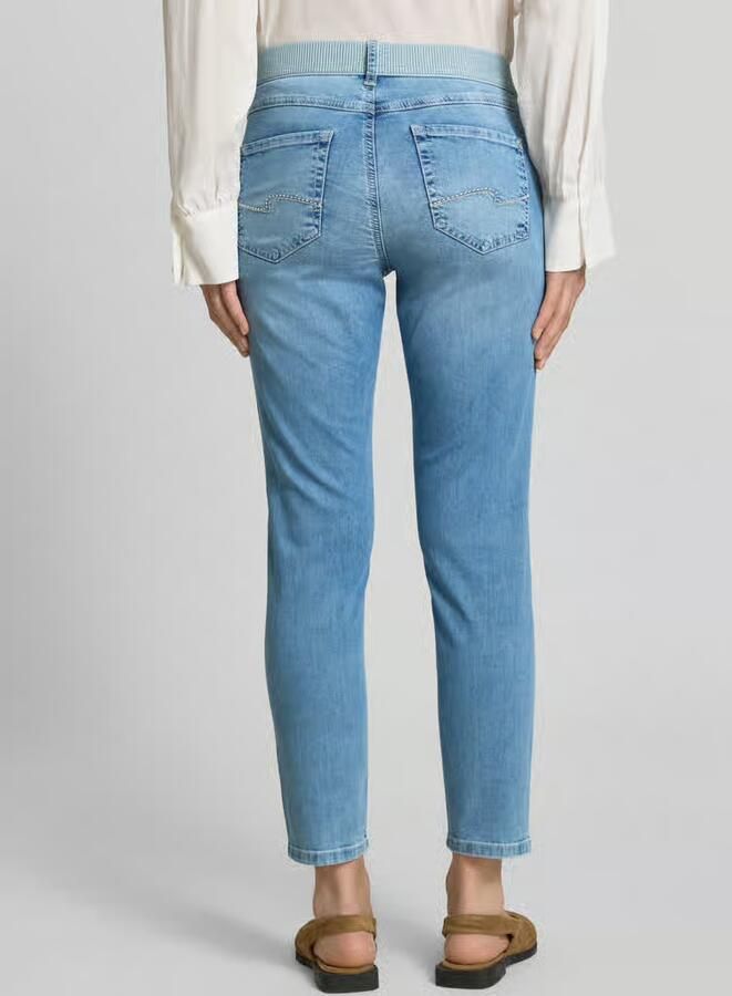 Angels Slim fit capribroek met steekzakken model 'ORNELLA SPORTY' - Foto 3