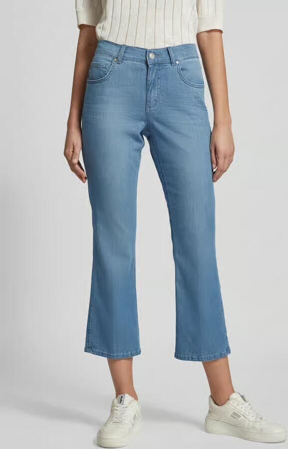 ANGELS Korte jeans in effen design model 'Leni' - Foto 2