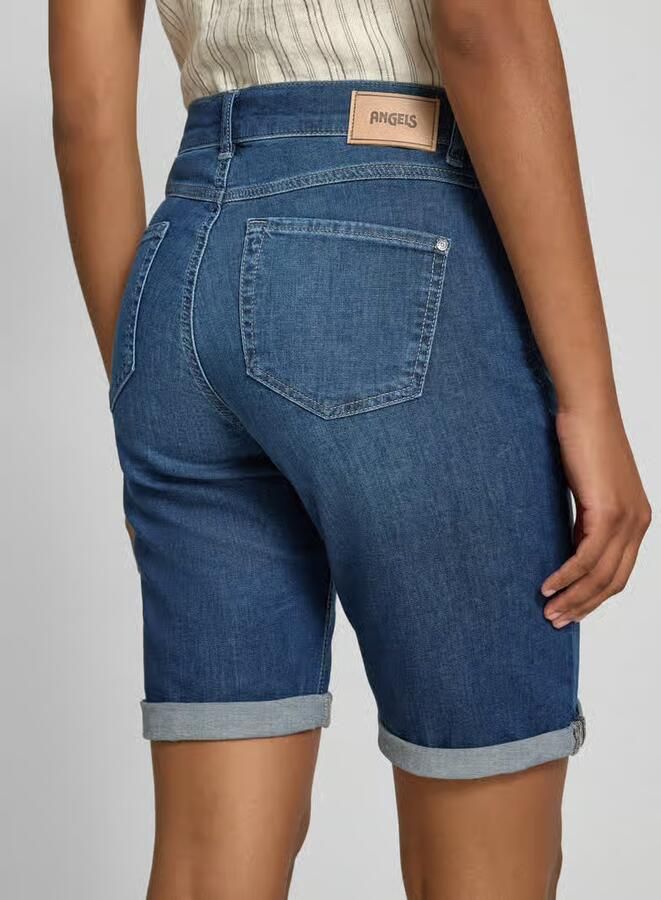 Angels Regular fit bermuda's van denim met omslag