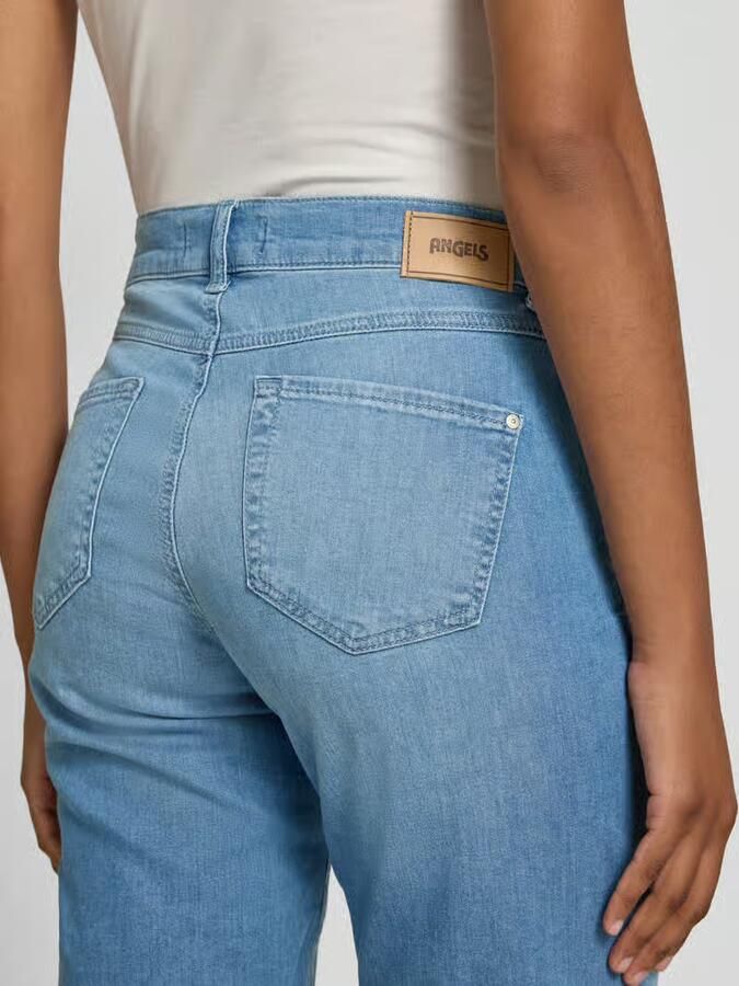 Angels Regular fit bermuda's van denim met omslag