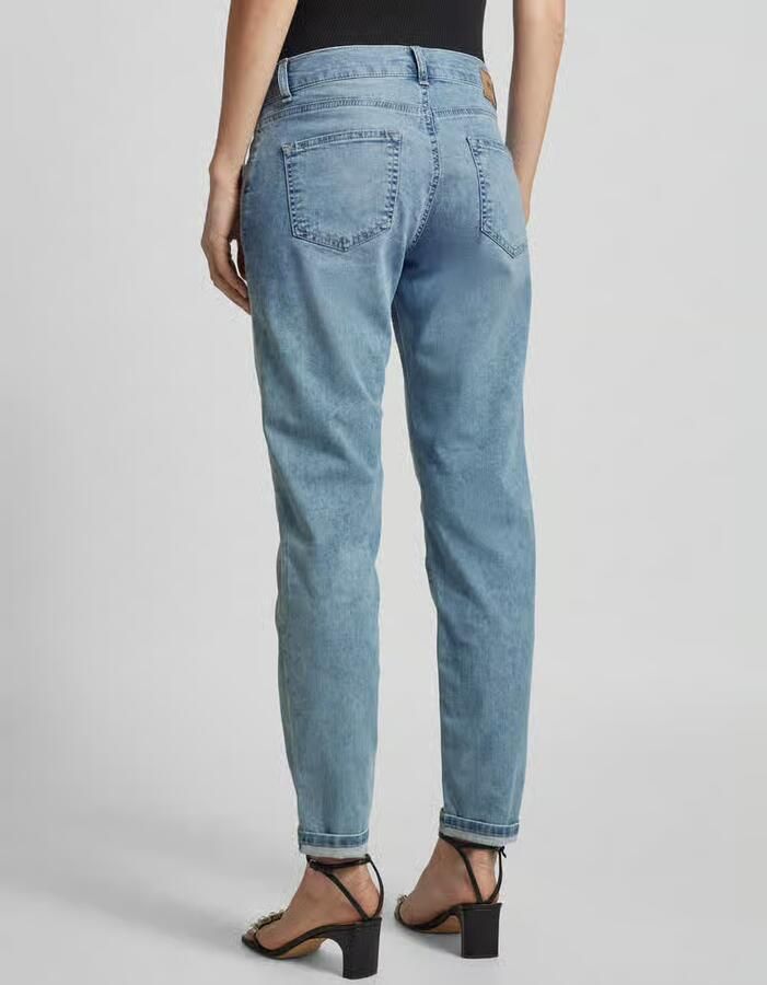 Angels Boyfriend jeans in destroyed-look met siersteentjes
