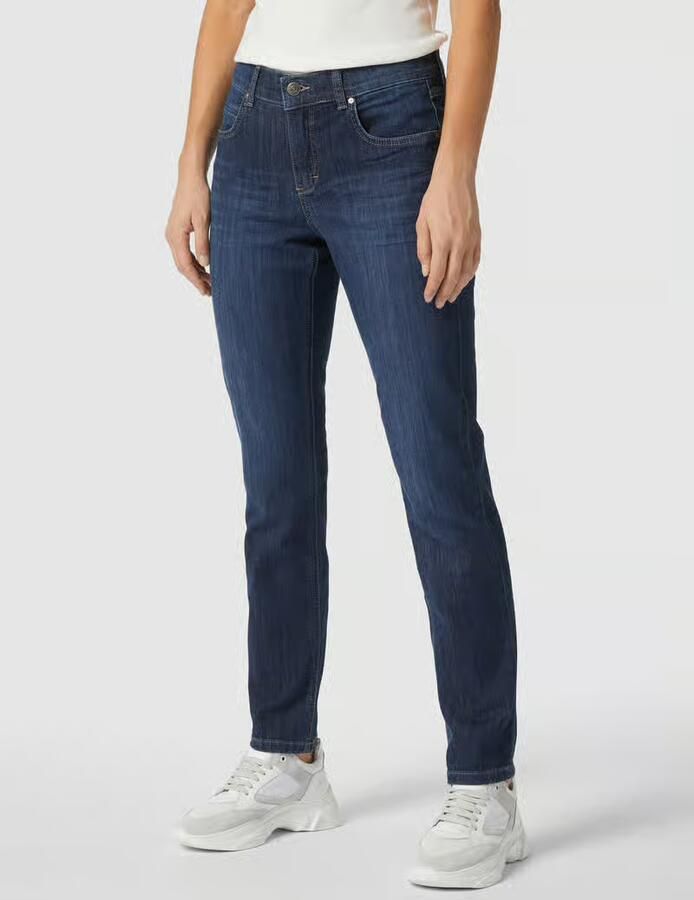Angels Regular fit jeans met labelpatch model 'CICI 34' Model 'CICI' - Foto 3