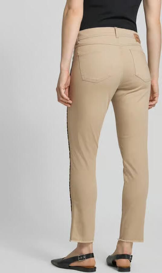 Angels Slim fit broek met contrastpaspels model 'Ornella'