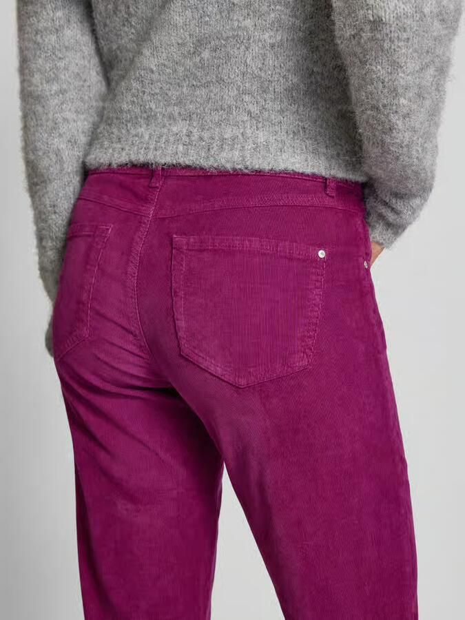 ANGELS Slim fit corduroy broek in 5-pocketmodel model 'Cici'