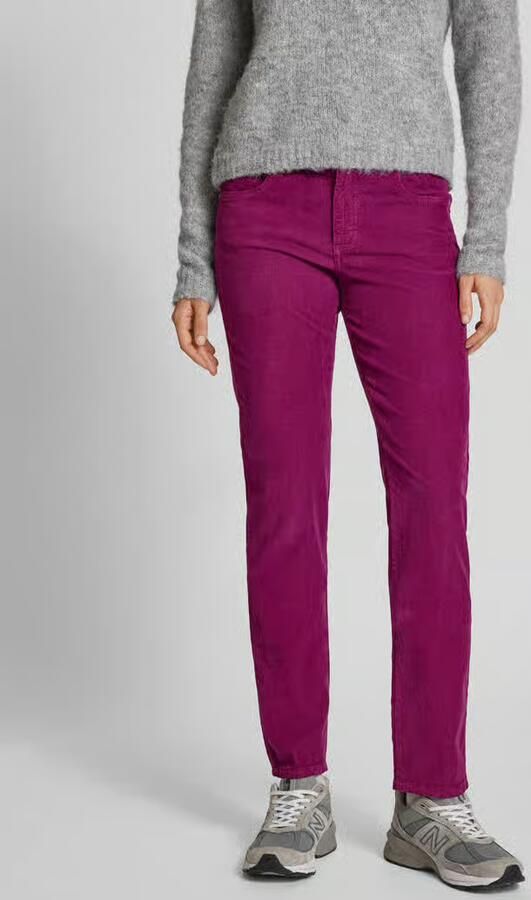 ANGELS Slim fit corduroy broek in 5-pocketmodel model 'Cici' - Foto 3