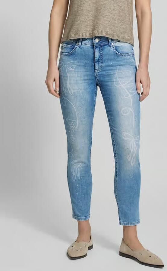 ANGELS Slim fit jeans met strass-steentjes model 'Ornella Beauty' - Foto 3
