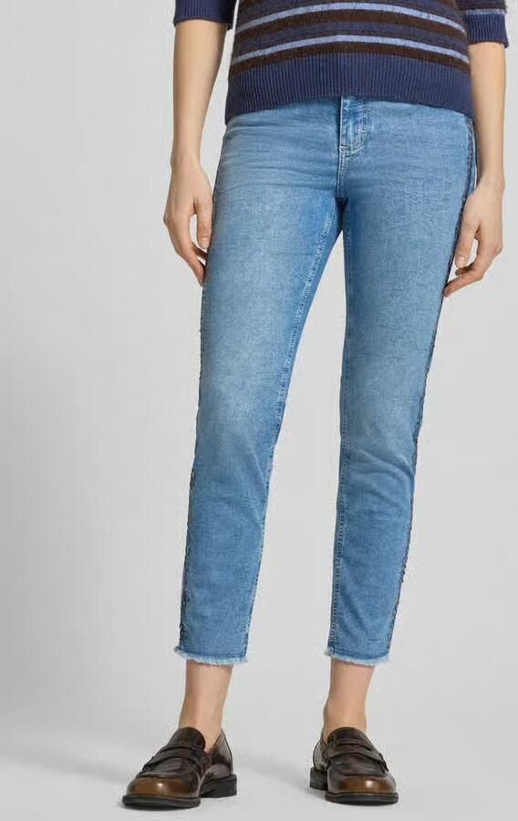 ANGELS slim fit jeans van katoenmix model 'Ornella' - Foto 3