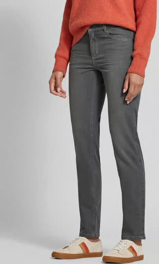 ANGELS Straight fit jeans met elastische band model 'CICI SPORTY' - Foto 4
