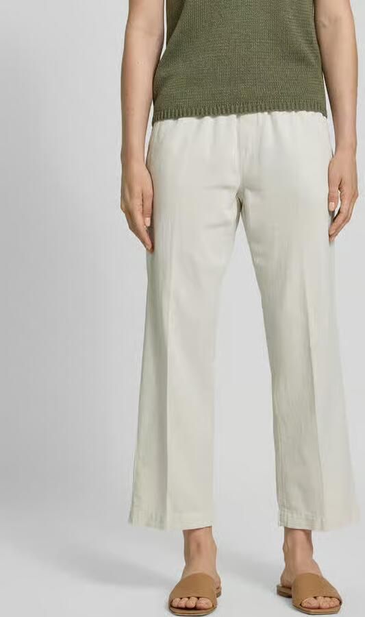 Angels Straight leg stoffen broek met elastische band model 'Linn' - Foto 3