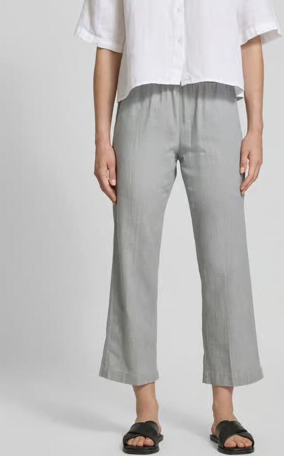 Angels Regular fit stoffen broek met elastische band model 'Linn Jump' - Foto 3