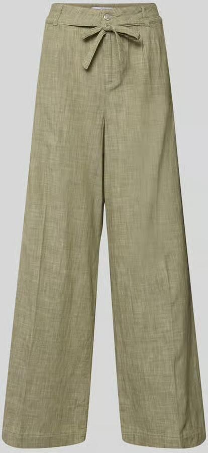 ANGELS wide fit stoffen broek met persplooien model 'Livia' - Foto 2