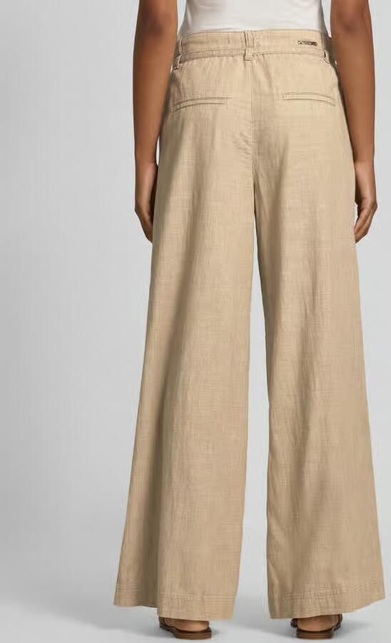 ANGELS wide fit stoffen broek met persplooien model 'Livia' - Foto 3