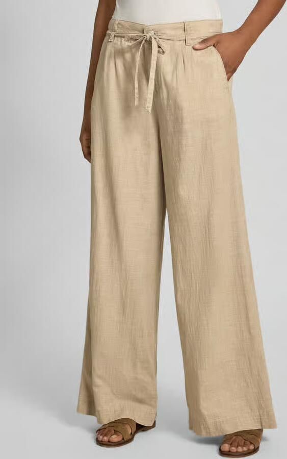 ANGELS wide fit stoffen broek met persplooien model 'Livia' - Foto 2