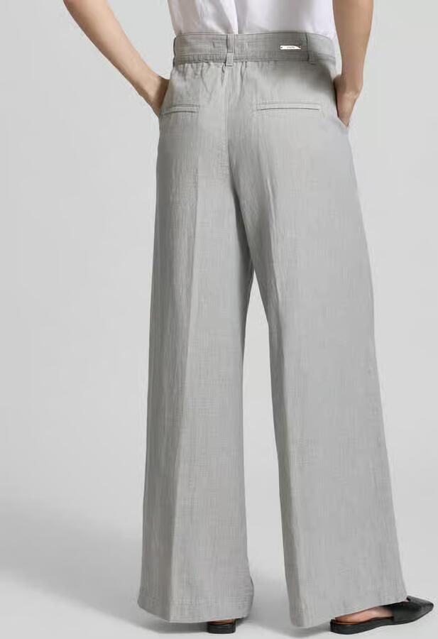 ANGELS wide fit stoffen broek met persplooien model 'Livia' - Foto 3