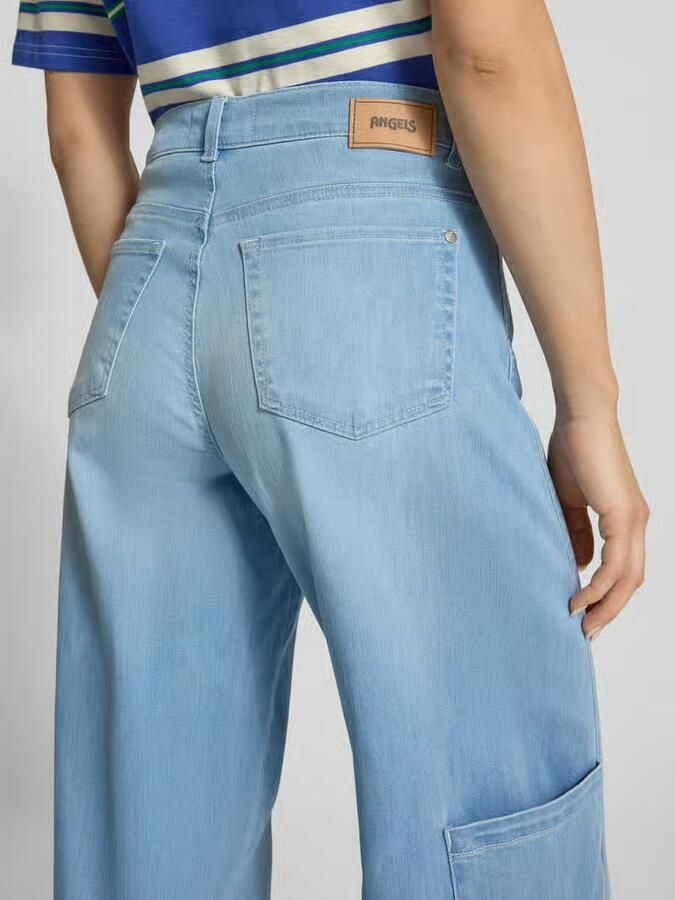ANGELS Wide leg jeans met cargozakken model 'LIVA SEAM CARGO'