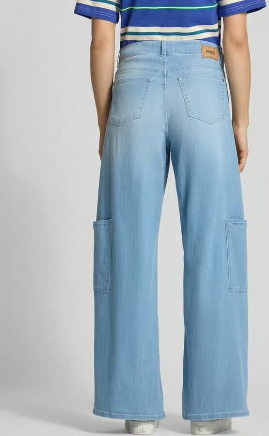 ANGELS Wide leg jeans met cargozakken model 'LIVA SEAM CARGO' - Foto 2