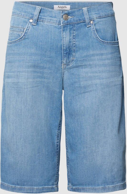 Angels Regular fit bermuda's van denim met omslag