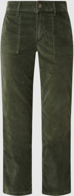 Angels Fluwelen broek met stretch model 'Cici'