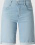 Angels Regular fit bermuda's van denim met omslag - Thumbnail 4