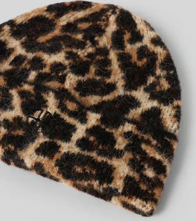 Anine Bing Beanie met logostitching