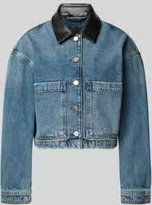 Anine Bing Bomberjack met contrastkraag model 'YUMA'