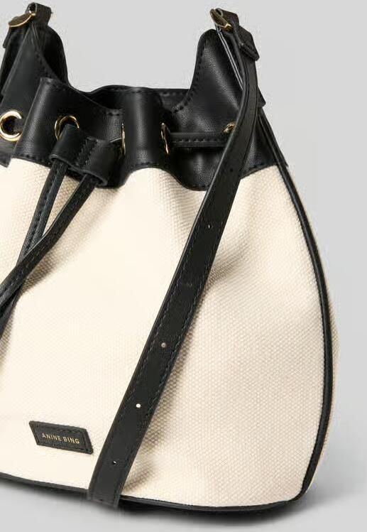 Anine Bing Bucket bag met Logopatch