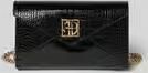 Anine Bing Clutch in envelopmodel met labelapplicatie