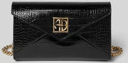 Anine Bing Clutch in envelopmodel met labelapplicatie - Foto 2