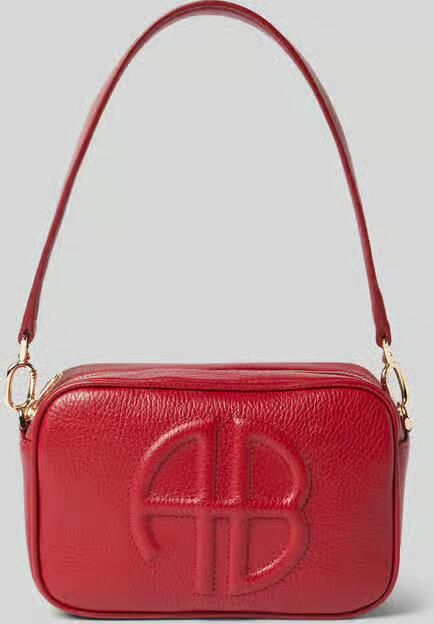 Anine Bing Hobo bags Lili Crossbody Leather Red in rood - Foto 8