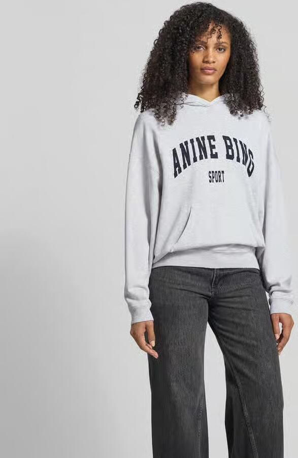 Anine Bing Extra grote hoodie met logoprint - Foto 2