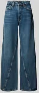 Anine Bing High waist jeans met opvallende deelingsnaden