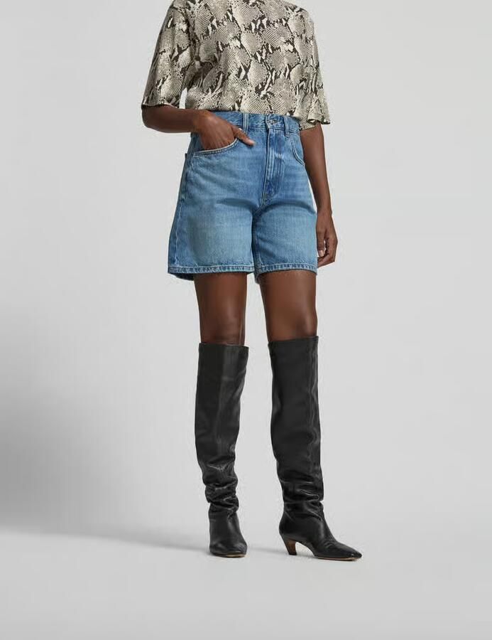 Anine Bing Jeansshorts van puur katoen - Foto 3